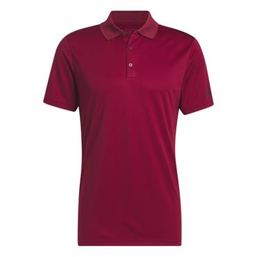 adidas Gents Core Performance Primegreen Polo Shirt Collegiate Burgundy